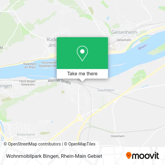 Карта Wohnmobilpark Bingen