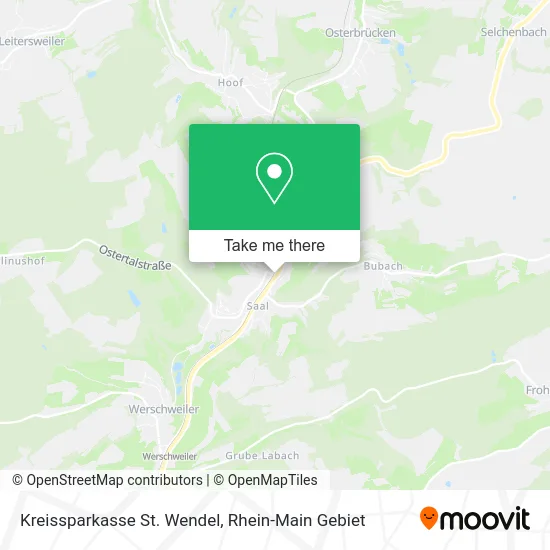 Карта Kreissparkasse St. Wendel
