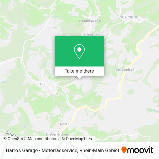 Карта Harro's Garage - Motorradservice