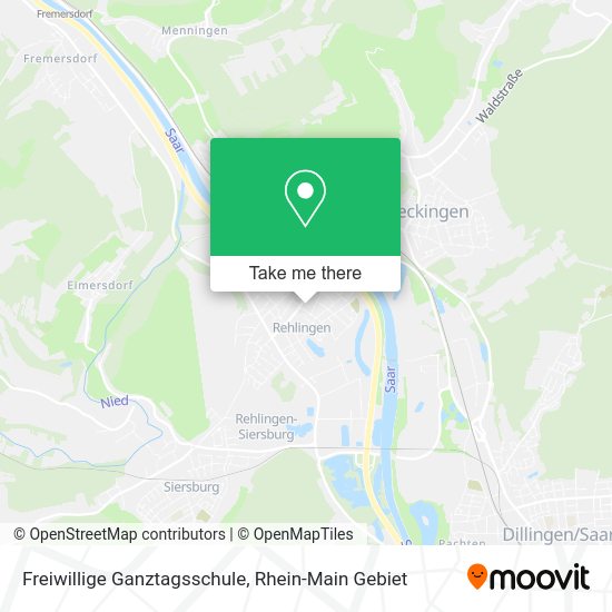 Карта Freiwillige Ganztagsschule