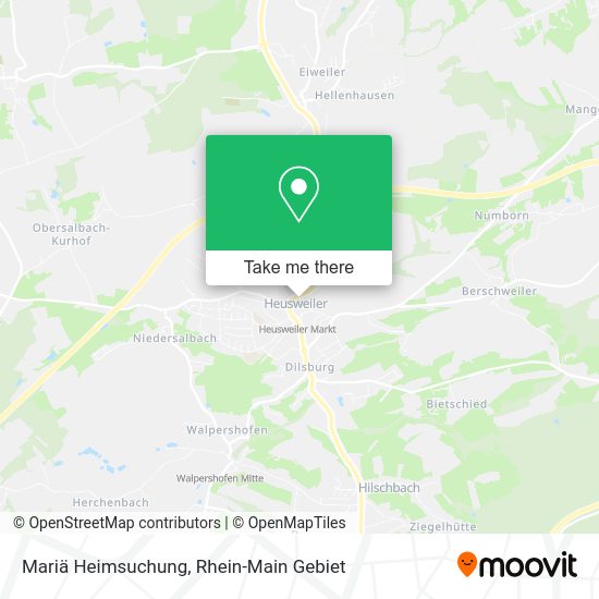 Карта Mariä Heimsuchung