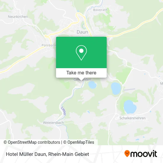 Карта Hotel Müller Daun