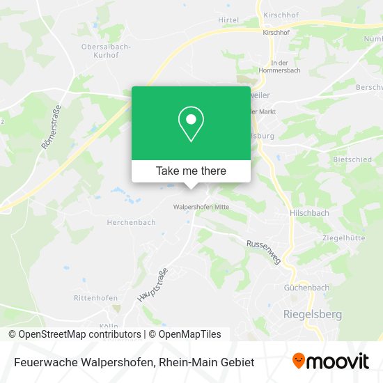 Карта Feuerwache Walpershofen