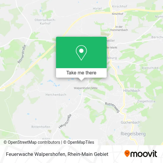 Карта Feuerwache Walpershofen