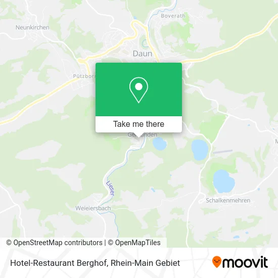 Карта Hotel-Restaurant Berghof