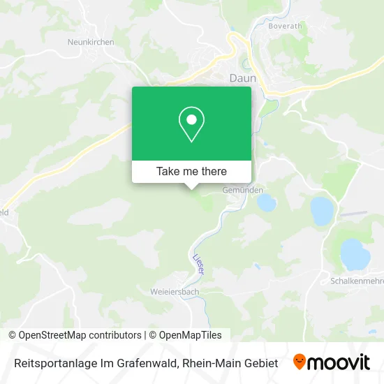 Карта Reitsportanlage Im Grafenwald