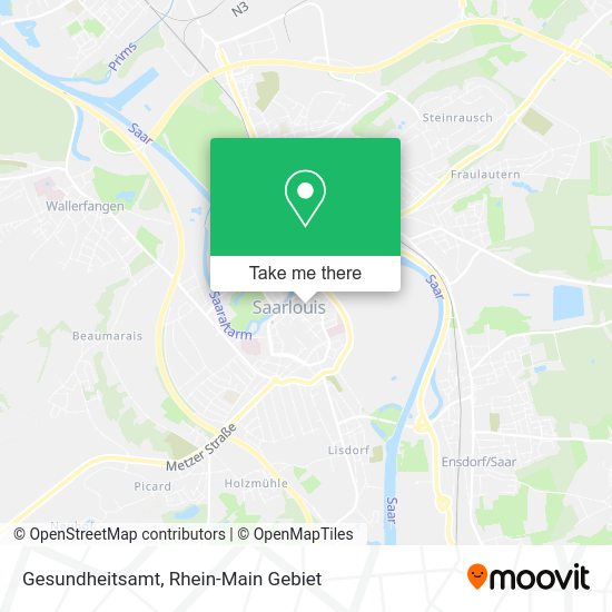 Карта Gesundheitsamt