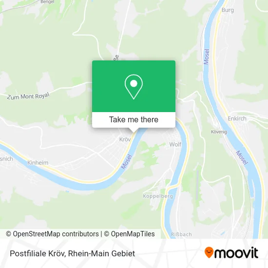 Карта Postfiliale Kröv