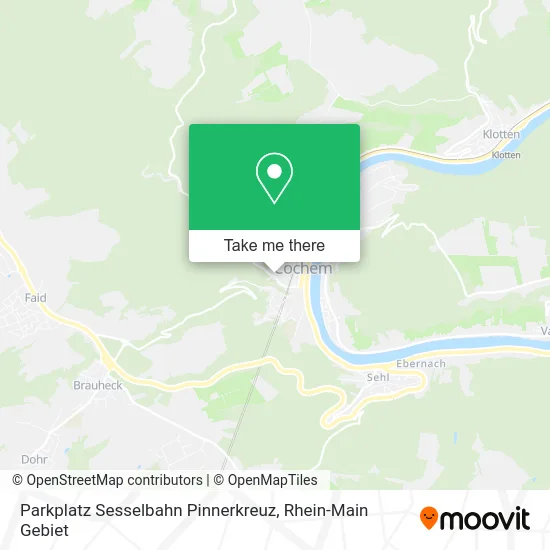 Карта Parkplatz Sesselbahn Pinnerkreuz