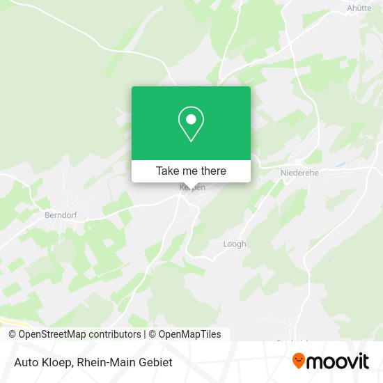 Карта Auto Kloep