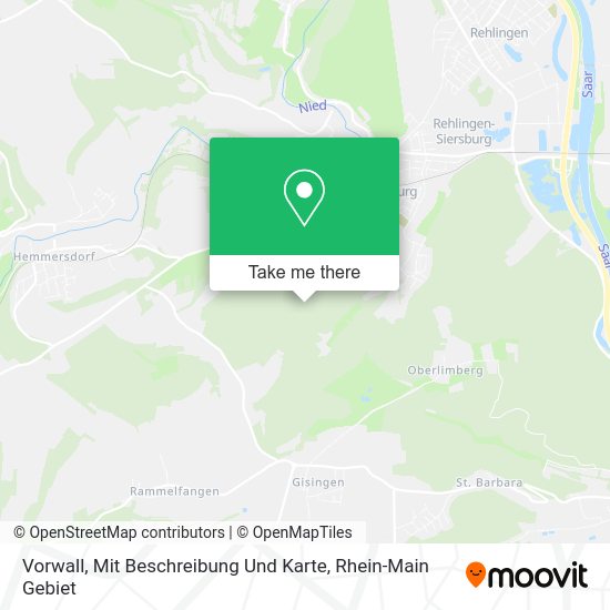 Карта Vorwall, Mit Beschreibung Und Karte
