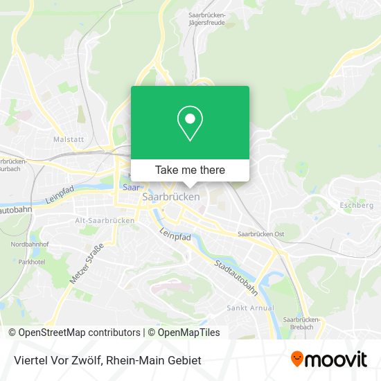 Карта Viertel Vor Zwölf