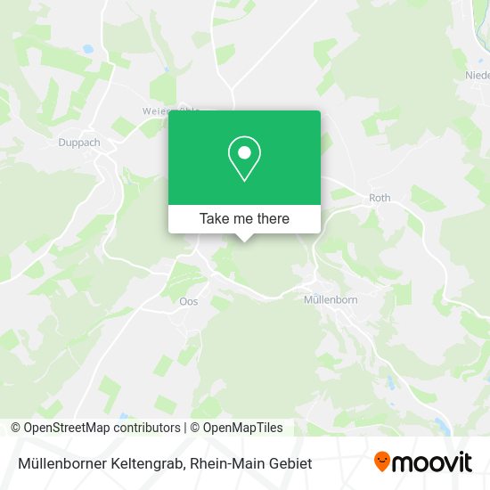 Карта Müllenborner Keltengrab