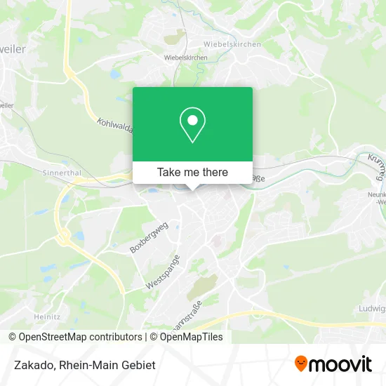Карта Zakado