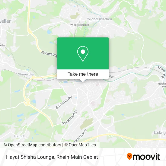 Карта Hayat Shisha Lounge