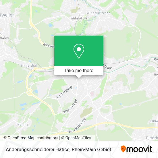 Карта Änderungsschneiderei Hatice