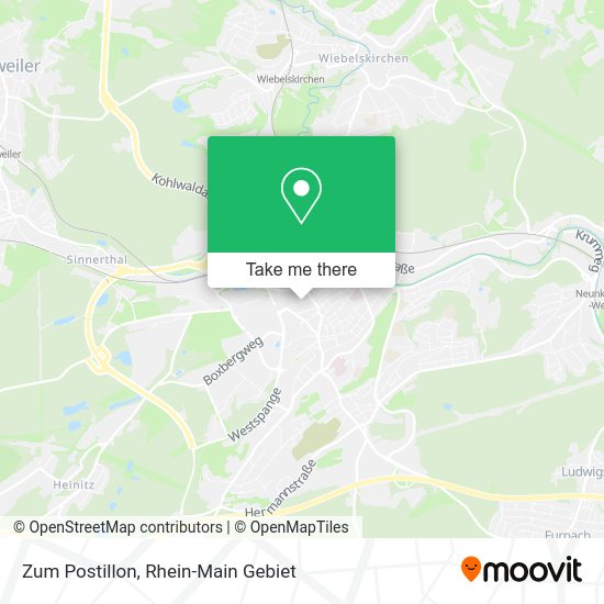 Карта Zum Postillon