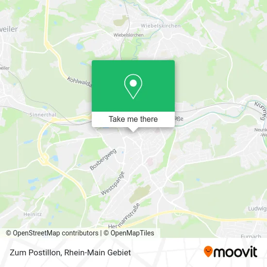 Карта Zum Postillon