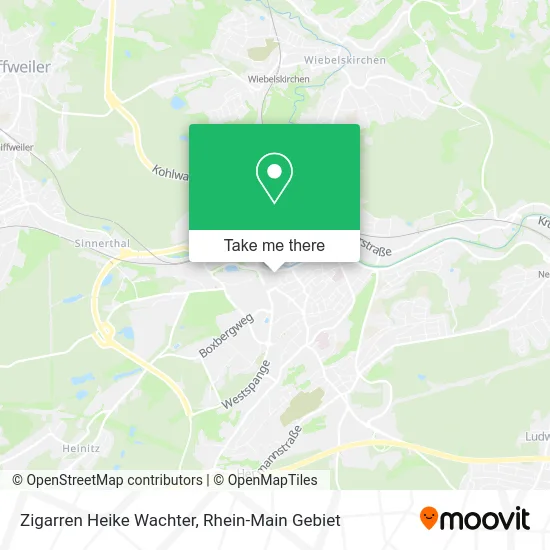 Карта Zigarren Heike Wachter