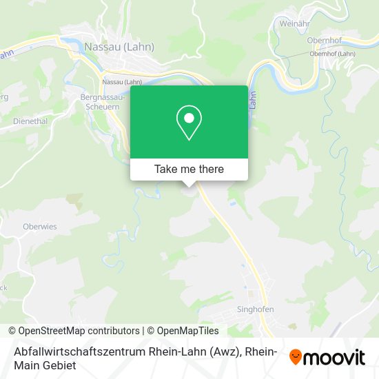 Карта Abfallwirtschaftszentrum Rhein-Lahn (Awz)