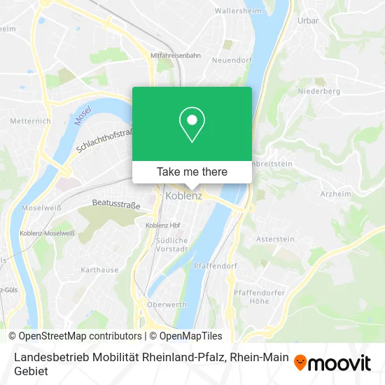 Карта Landesbetrieb Mobilität Rheinland-Pfalz