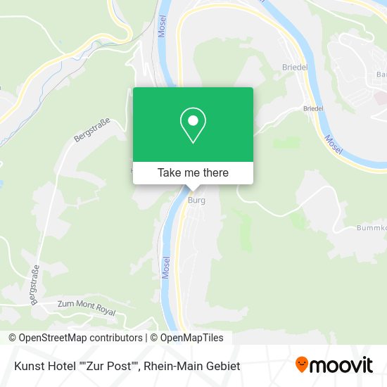Карта Kunst Hotel ""Zur Post""