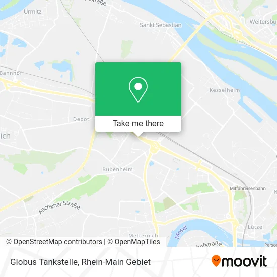 Карта Globus Tankstelle