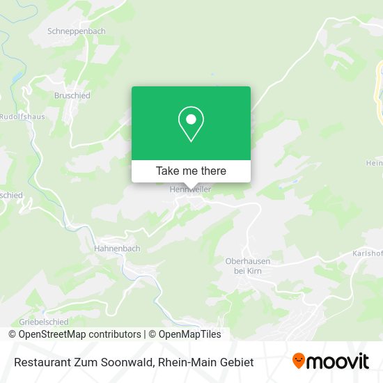 Карта Restaurant Zum Soonwald