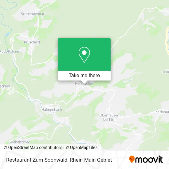 Карта Restaurant Zum Soonwald