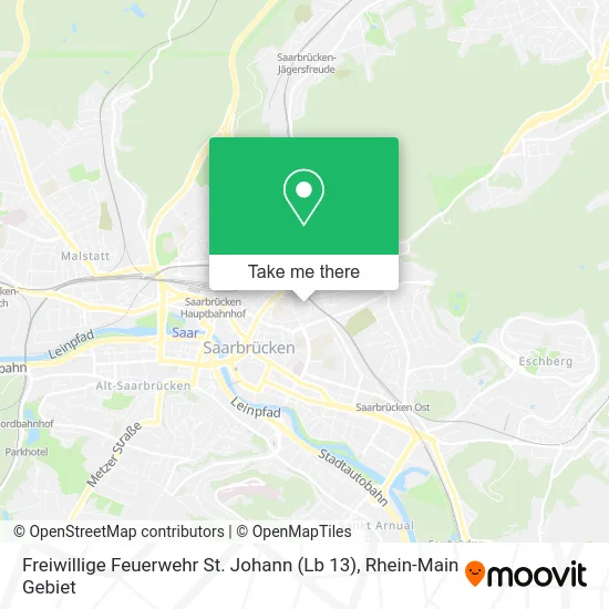Карта Freiwillige Feuerwehr St. Johann (Lb 13)