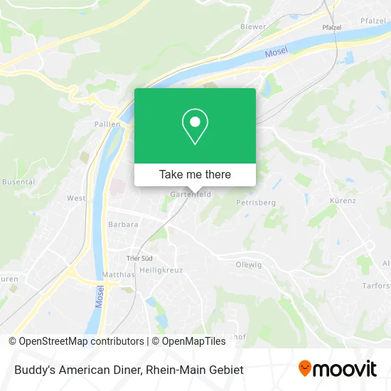 Карта Buddy's American Diner
