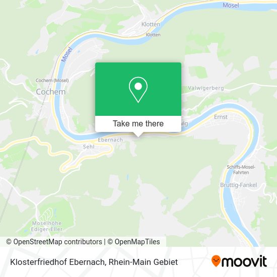 Карта Klosterfriedhof Ebernach