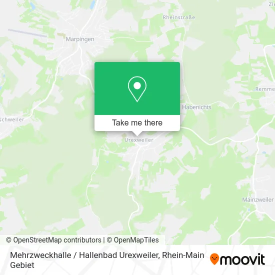 Карта Mehrzweckhalle / Hallenbad Urexweiler