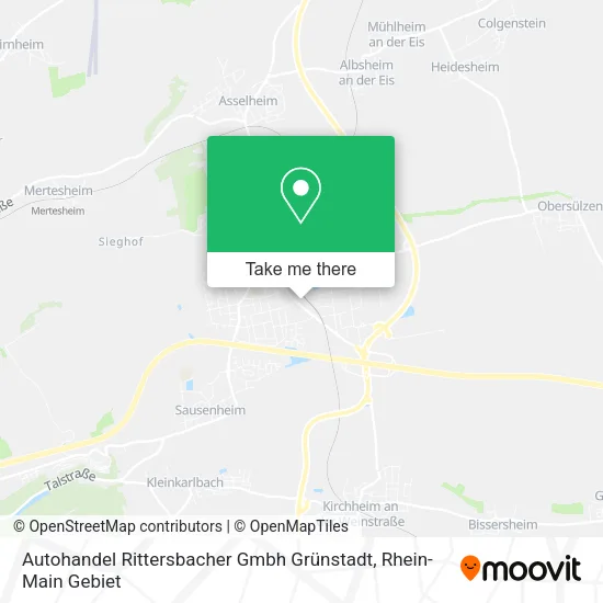 Autohandel Rittersbacher Gmbh Grünstadt map