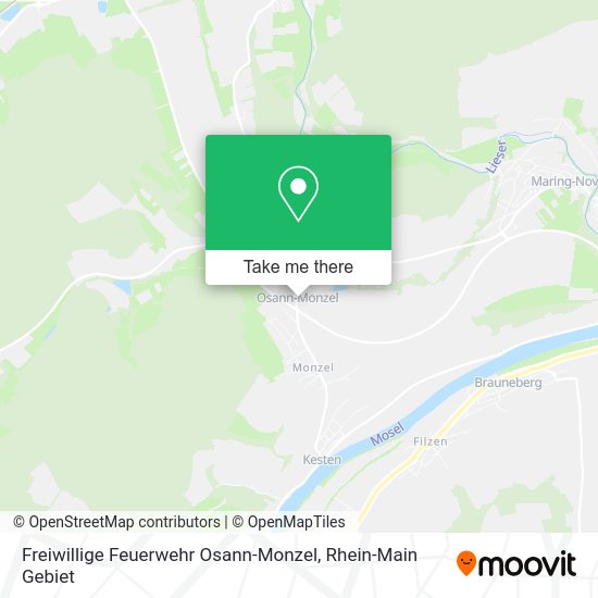 Карта Freiwillige Feuerwehr Osann-Monzel