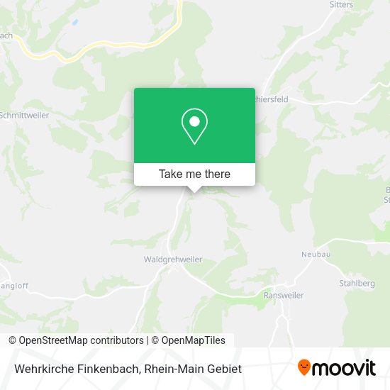 Карта Wehrkirche Finkenbach