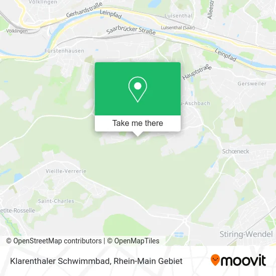 Карта Klarenthaler Schwimmbad