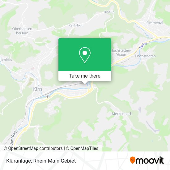 Карта Kläranlage