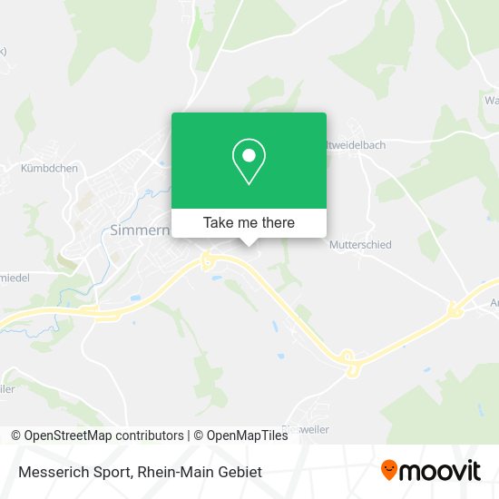 Карта Messerich Sport