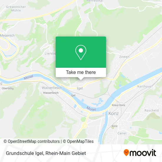 Карта Grundschule Igel
