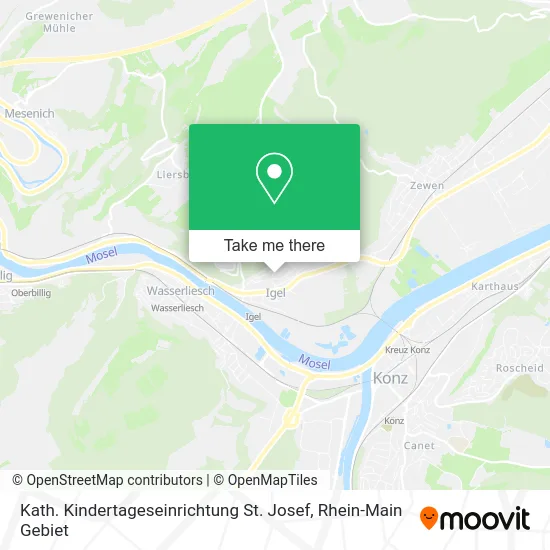 Карта Kath. Kindertageseinrichtung St. Josef