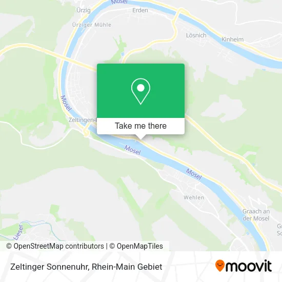 Карта Zeltinger Sonnenuhr