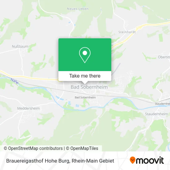 Карта Brauereigasthof Hohe Burg