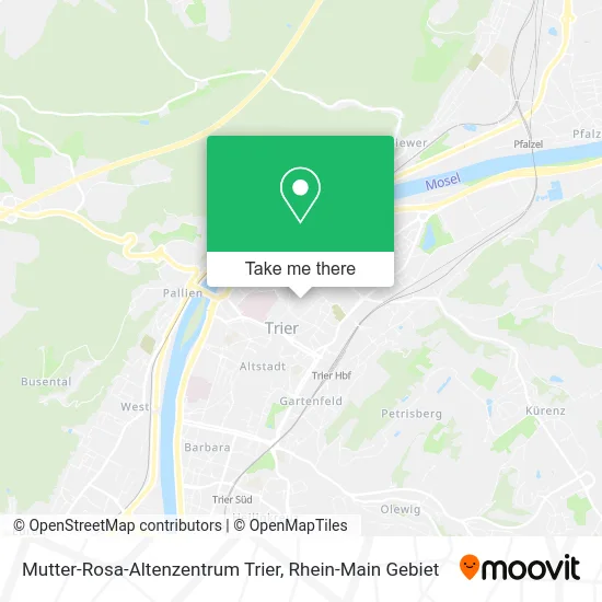 Карта Mutter-Rosa-Altenzentrum Trier
