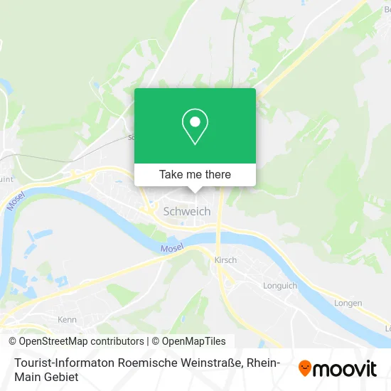 Карта Tourist-Informaton Roemische Weinstraße