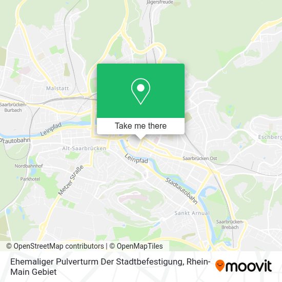 Карта Ehemaliger Pulverturm Der Stadtbefestigung