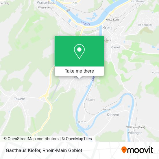 Карта Gasthaus Kiefer