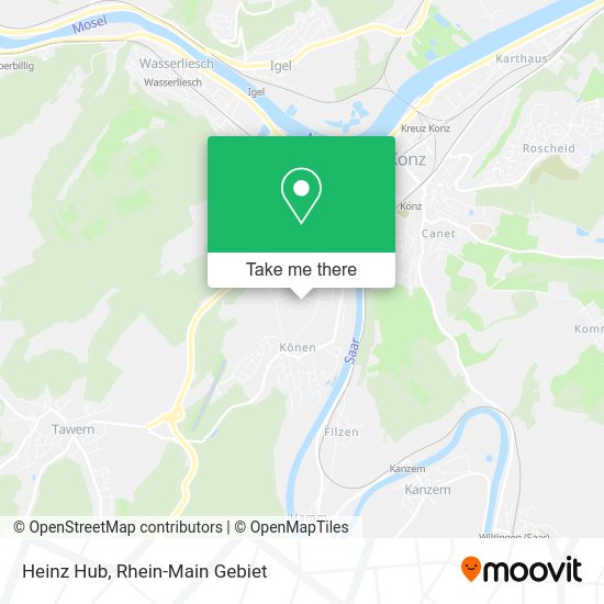 Heinz Hub map