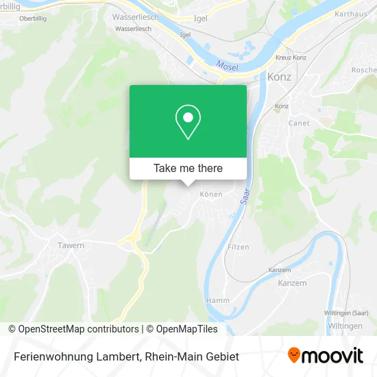 Карта Ferienwohnung Lambert