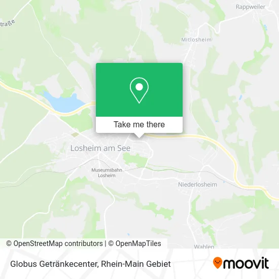Карта Globus Getränkecenter